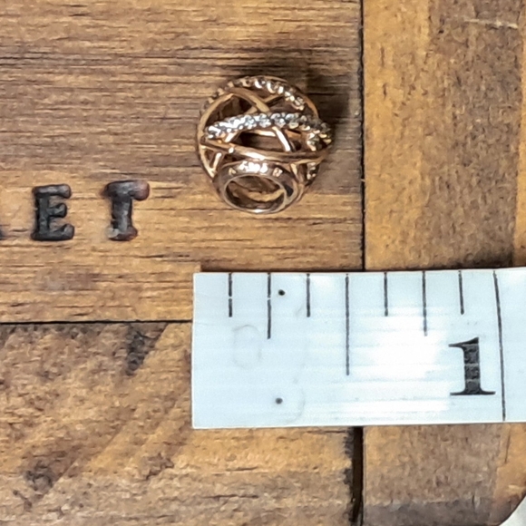 Pandora Rose Gold Galaxy Openwork Charm With CZ - Picture 8 of 9